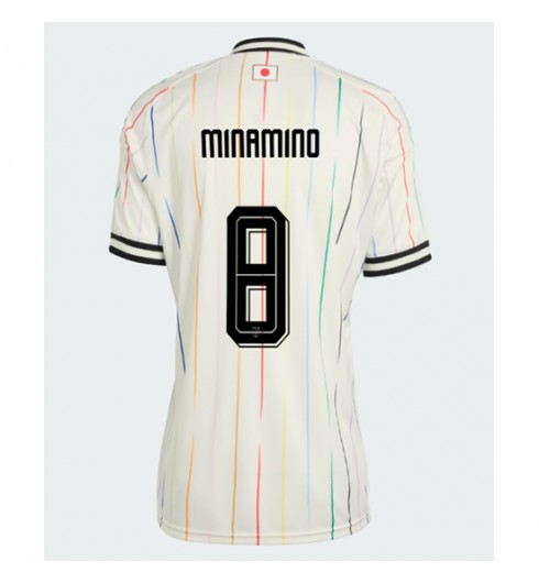 Japonsko Takumi Minamino #8 Venkovní Dres pro Dámské MS 2026 Krátký Rukáv Japonsko Takumi Minamino #8 Venkovní Dres pro Dámské MS 2026 Krátký Rukáv